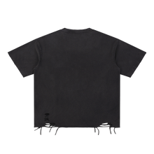 Load image into Gallery viewer, Bluured Out Snow Washed Raw-Hem T-Shirt
