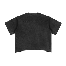 Load image into Gallery viewer, Bluured Out Raw Edge Snow Washed Boxy T-Shirt
